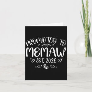 Zur Memaw ernannt EST 2026 erstmalige Mutter Mutte Karte