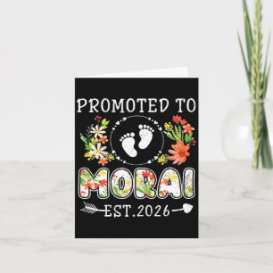 Zur Morai 2026 Blume befördert, erstmalige Oma Karte
