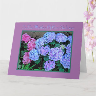 ZUR MUTTER UNSERER KINDER/GLÜCKLICHER MUTTER KARTE