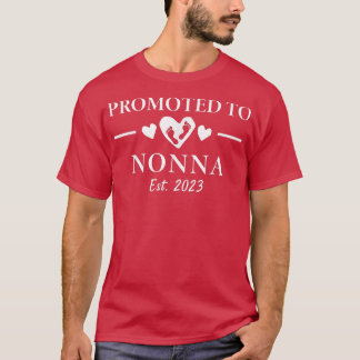 Zur Nonna 2023-Ankündigung der Nonna Schwangerscha T-Shirt