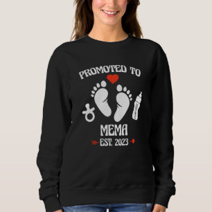 Zur Oma 2023 befördert Erstes Mal neue Großmutter Sweatshirt