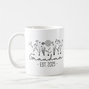 Zur Oma befördert 2025 Bald Oma 2025 Kaffeetasse
