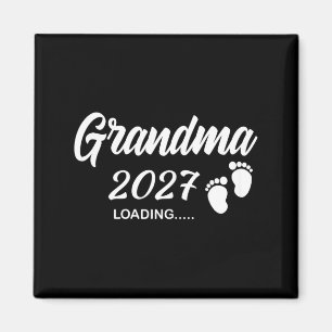 Zur Oma befördert 2027 Baby-Lade-Ankündigung Magnet