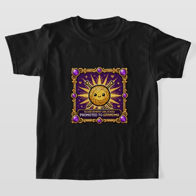 Zur Oma befördert Achievement T-Shirt (Ablage )