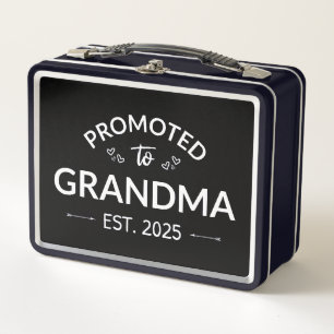 Zur Oma befördert ca. 2025 II Metall Brotdose