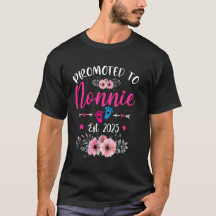 Zur Oma Befördert ca. 2025 Lustiger Floraler Mutte T-Shirt