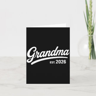 Zur Oma befördert Est 2026 Süße Zukunft Karte