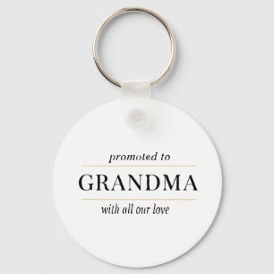 Zur Oma befördert Geschenk Schlüsselanhänger