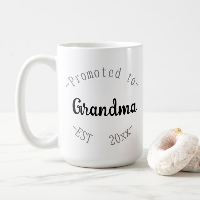 Zur Oma befördert Kaffeetasse (Mit Donut)