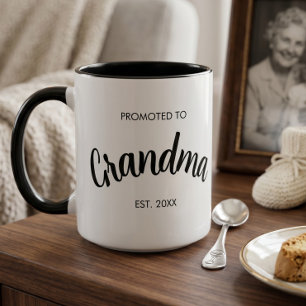 Zur Oma befördert - Schwangerschaftsankündigung - Tasse