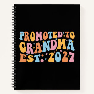 Zur Oma befördert, vorauss. 2027 Neue Oma Notizbuch