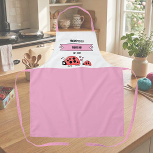 Zur Oma-Dame-Laufkäfer-Rosa befördert Schürze