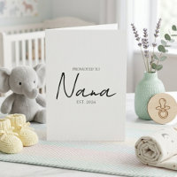 Zur Oma ernannt Ankündigungsdesign mit Schrift