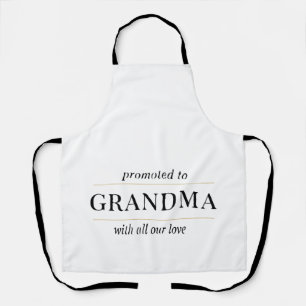 Zur Oma ernannt Geschenk Schürze