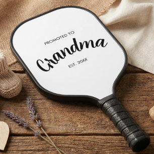 Zur Oma ernannt Schwangerschaftsankündigung Oma-Ge Pickleball Schläger