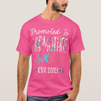 Zur Patentante befördert 2023 Muttertag Weihnachte T-Shirt