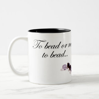 Zur Perle oder nicht bördeln Zweifarbige Tasse