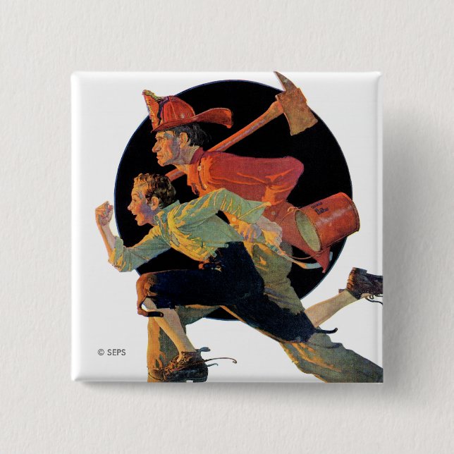 Zur Rettung Button (Vorderseite)