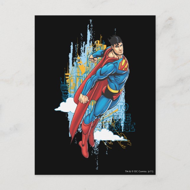 Zur Rettung Postkarte (Vorderseite)