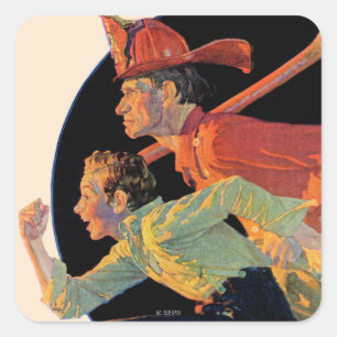 Zur Rettung Quadratischer Aufkleber