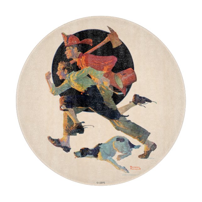 Zur Rettung Schneidebrett (Vorderseite)