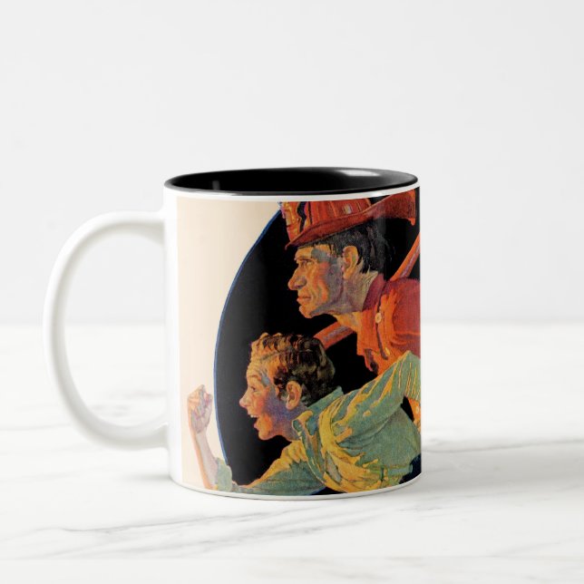 Zur Rettung Zweifarbige Tasse (Links)