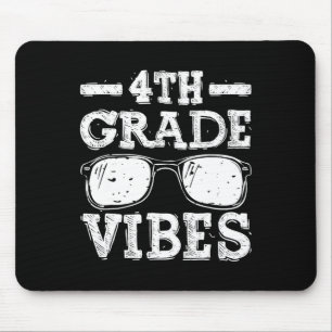 zur Schule Vibes der vierten Klasse Mousepad