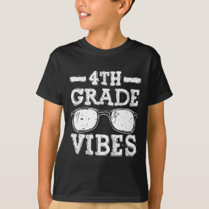zur Schule Vibes der vierten Klasse T-Shirt