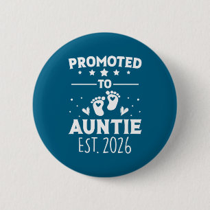 Zur Tante befördert 2026 Tante wird 2026 Baby Ankü Button