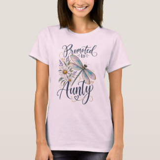 Zur Tante befördert Schwangerschaftsankündigung T-Shirt