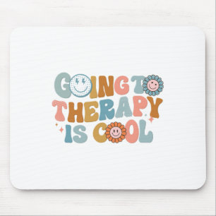 Zur Therapie ist Cool Retro Feminist. Mousepad
