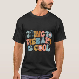 Zur Therapie ist cool Retro-Feministin T-Shirt