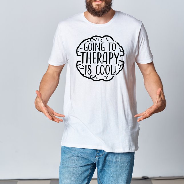 Zur Therapie, leichtherzige psychische Gesundheit T-Shirt (Von Creator hochgeladen)
