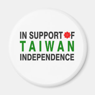 Zur Unterstützung Taiwan-Unabhängigkeit Magnet
