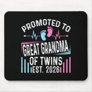 Zur Urgroßmutter von Zwillingen befördert Est 2026 Mousepad
