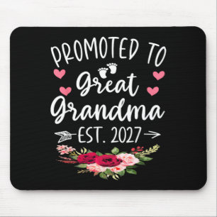 Zur Ururgroßmutter befördert Est 2027 Ft Time New Mousepad