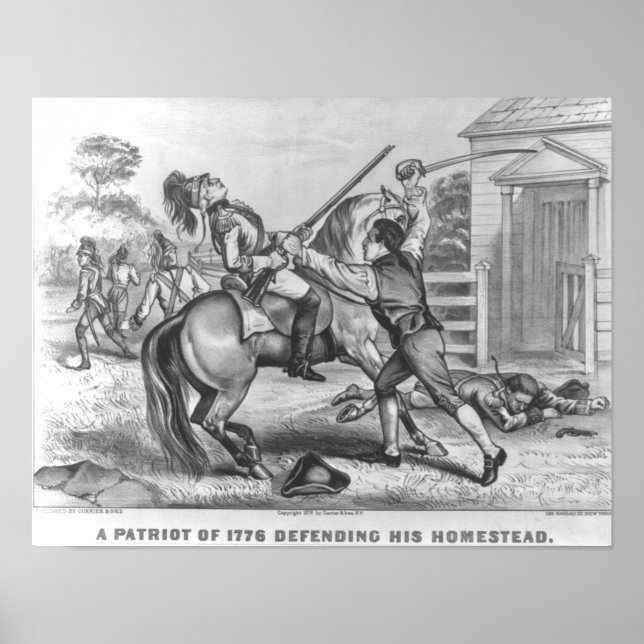 Zur Verteidigung des Hauses Print Poster (Vorne)