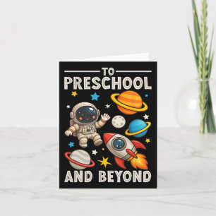Zur Vorschule und darüber hinaus Astronaut Lustig  Karte