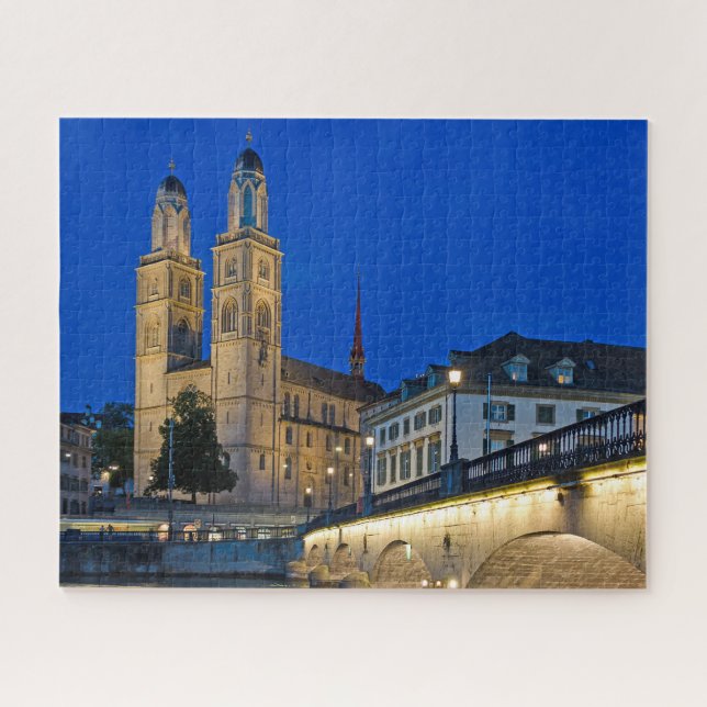 Zürcher Kathedrale Puzzle (Horizontal)