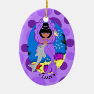 Zuri Lila Merfaery Ornament