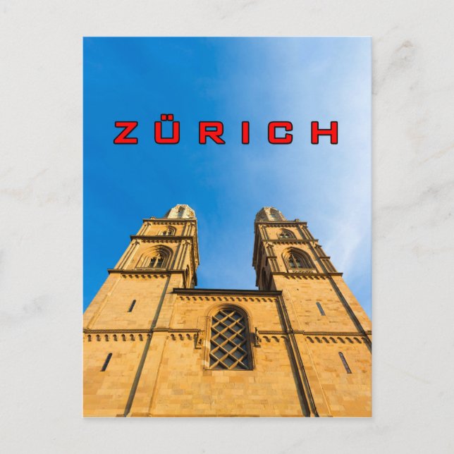 Zürich 001C Postkarte (Vorderseite)
