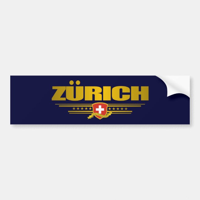 Zürich Autoaufkleber (Vorne)