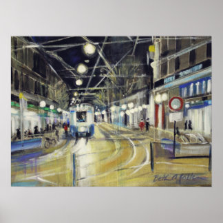 Zürich Bahnhofstrasse Poster