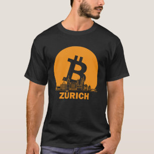 Zürich Bitcoin Maximalist Bitcoin Zürich Skyline T-Shirt