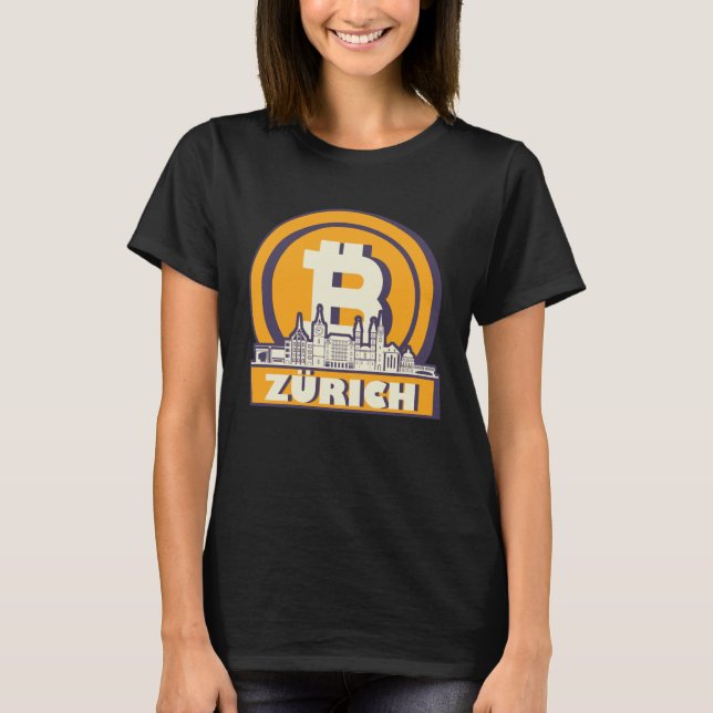 Zürich Bitcoin Maximalist T-Shirt (Vorderseite)