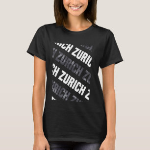 Zurich Camouflage Pattern Gray Camouflage T-Shirt