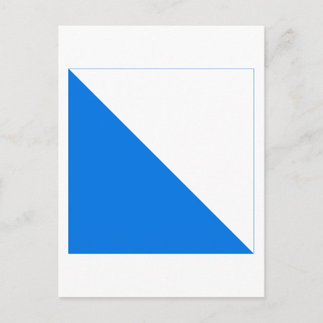 Zurich Flag Postkarte (Vorderseite)