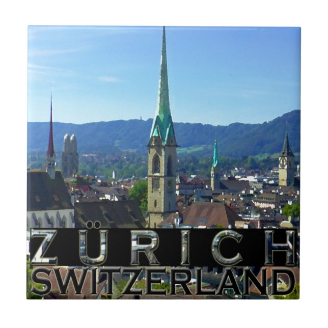 Zürich Fliese (Vorderseite)