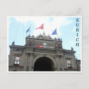 zürich hauptbahnhof postkarte