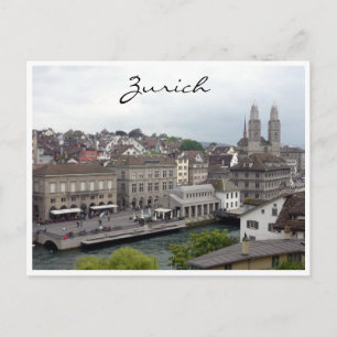 zurich limmat postkarte